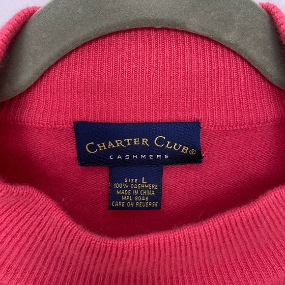 Charter Club | Mock Neck 2 Ply Cashmere Sweater - Picture 3 of 3